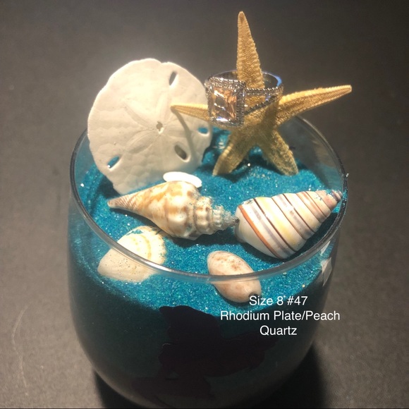 Ring Bomb Party Rhodium Plated Rings, Size 8, $50 each - Picture 2 of 3